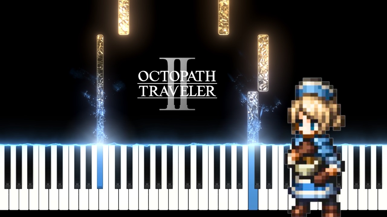 Castti, the Apothecary - Octopath Traveler II I Easy Piano Tutorial
