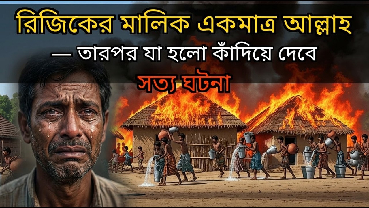 যখন মানুষের সব দরজা বন্ধ | তখন আল্লাহ যেভাবে রিজিক পাঠান | অবিশ্বাস্য সত্য | BD Muslim voice