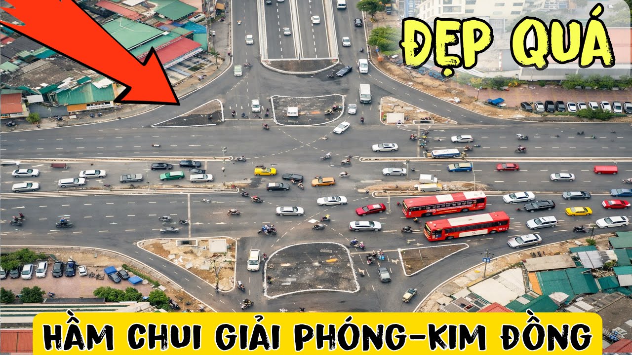Toàn Cảnh Hầm Chui Giải Phóng - Kim Đồng , Vành Đai 2.5 Trước Khi Khánh Thành Đưa Vào Hoạt Động