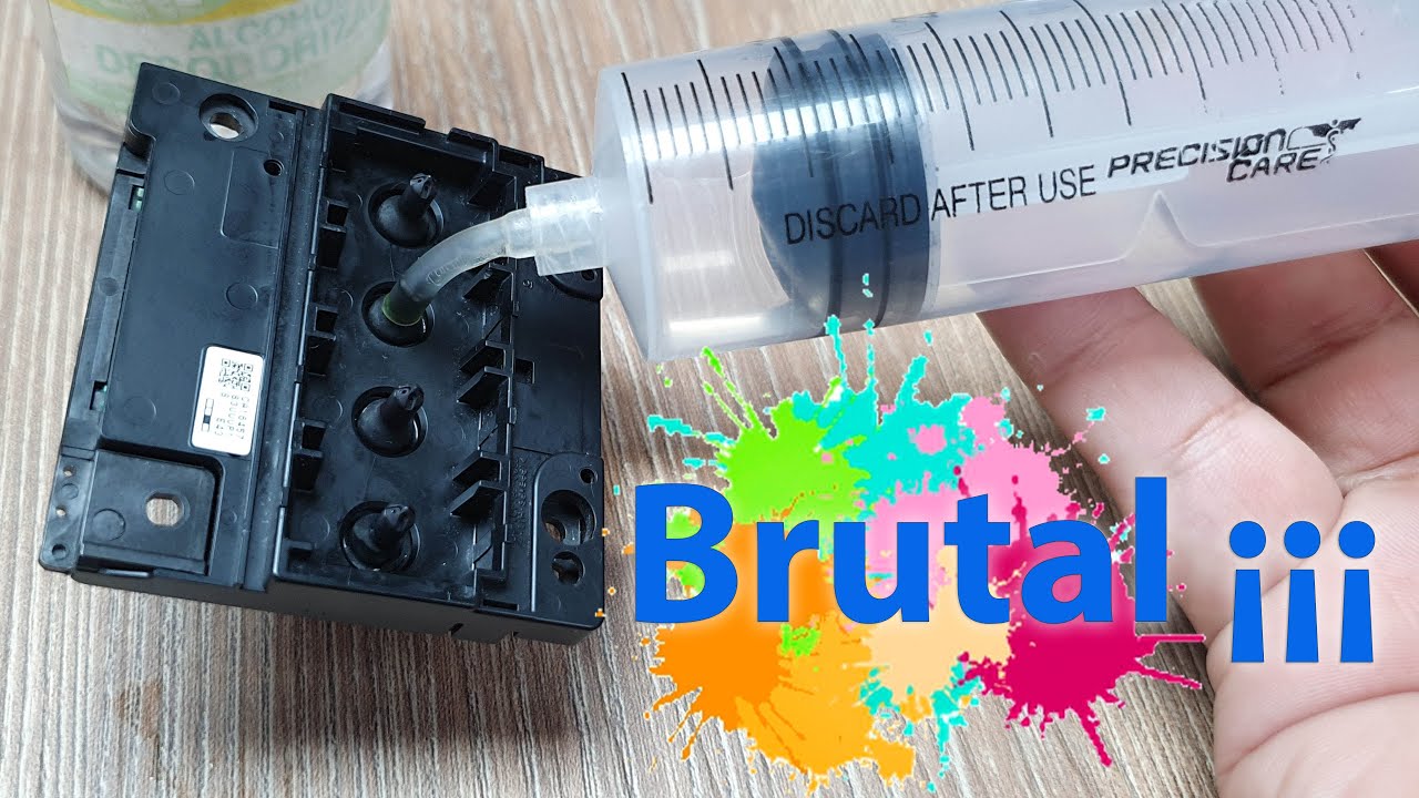 como destapar un cabezal Epson brutal