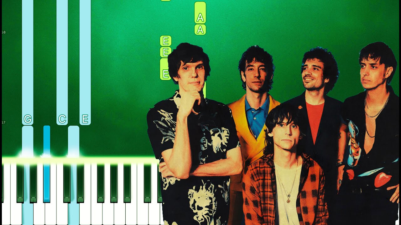 The Strokes - The Adults Are Talking (Piano Tutorial Easy)