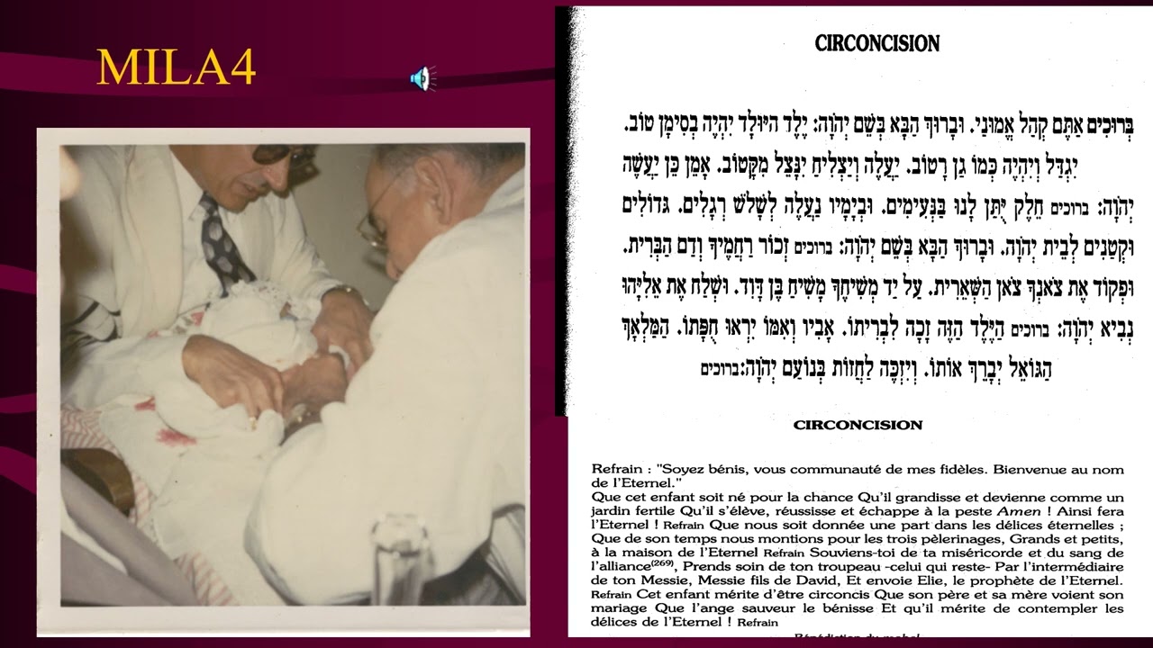 I.J. Benichou - Chant Brith Mila 4  ..
