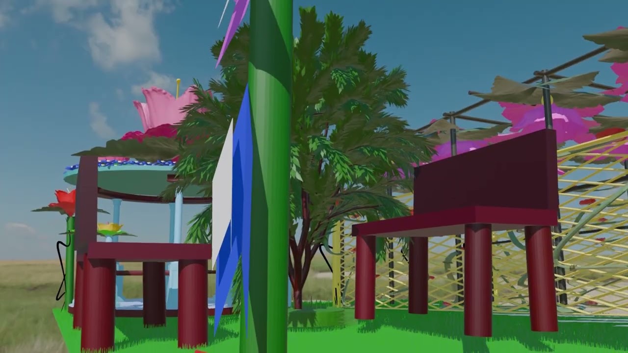 Taman Pelangi Blender 3d Ujian Akhir Semester 2025/2026