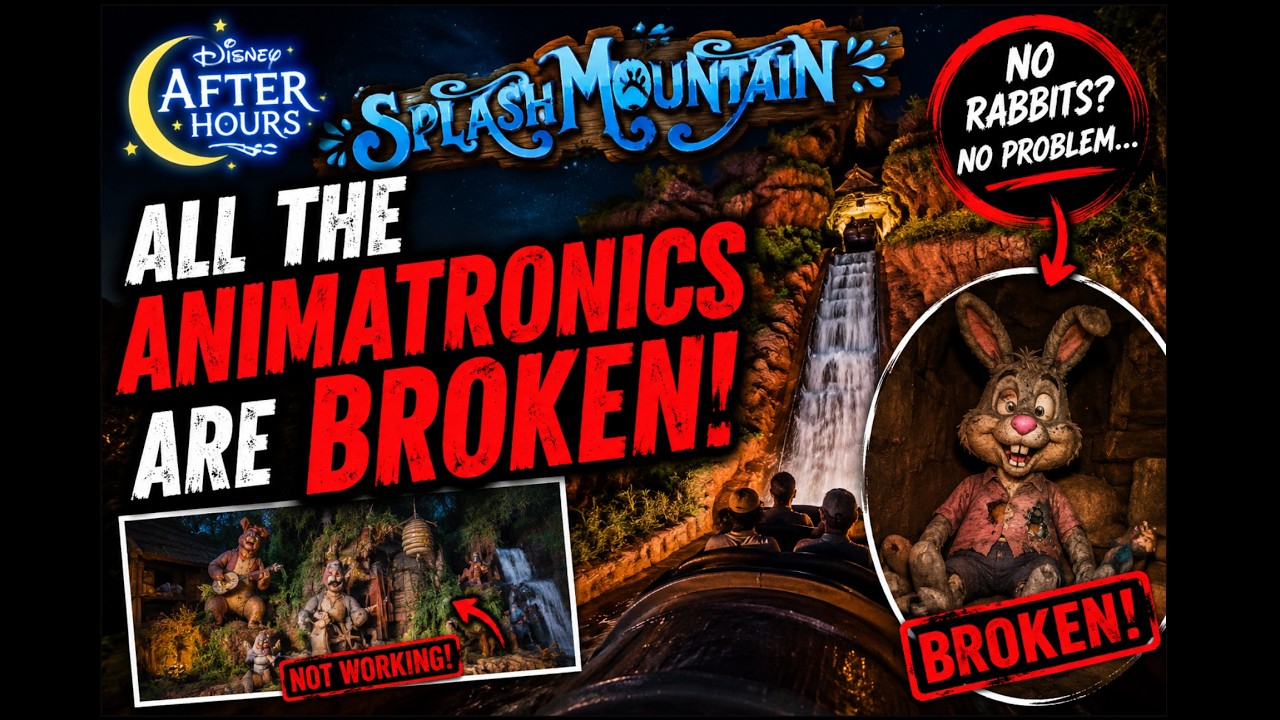 Splash Mountain: Full Ride and Line with NO Wait at After-Hours Event!