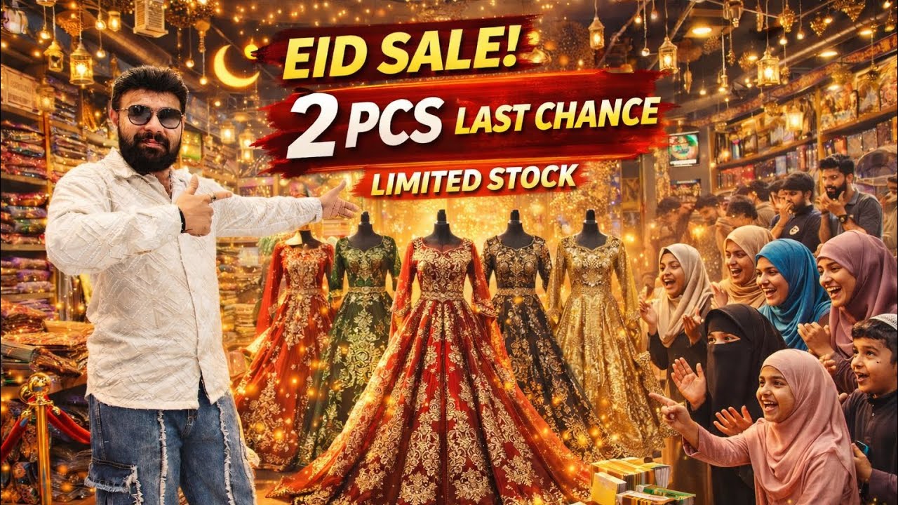 EID SALE LAST CHANCE 🔥 2 PCS Designer Gowns | Ladies Dress Material Wholesale | Mohammadia LLP