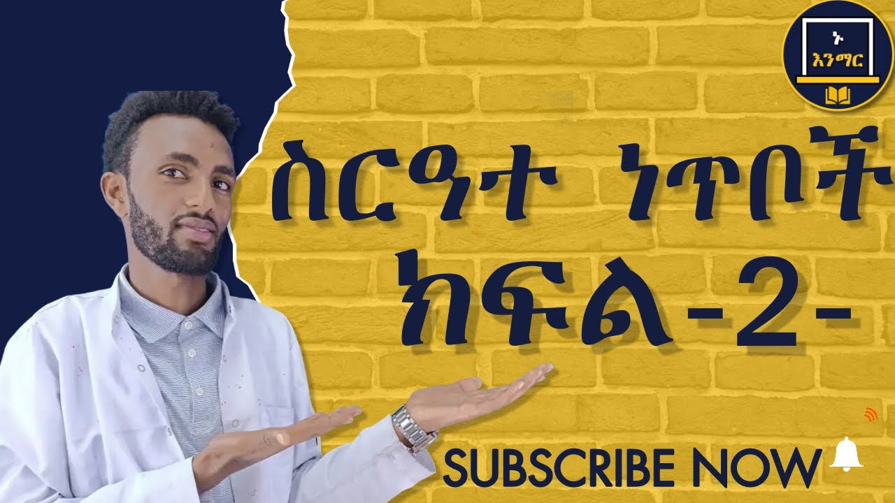 ስርዓተ ነጥቦችን ለምን እንጠቀማለን ???? ስለ ስርዓተ ነጥቦች በቀላሉ ይማሩ___ክፍል_2_