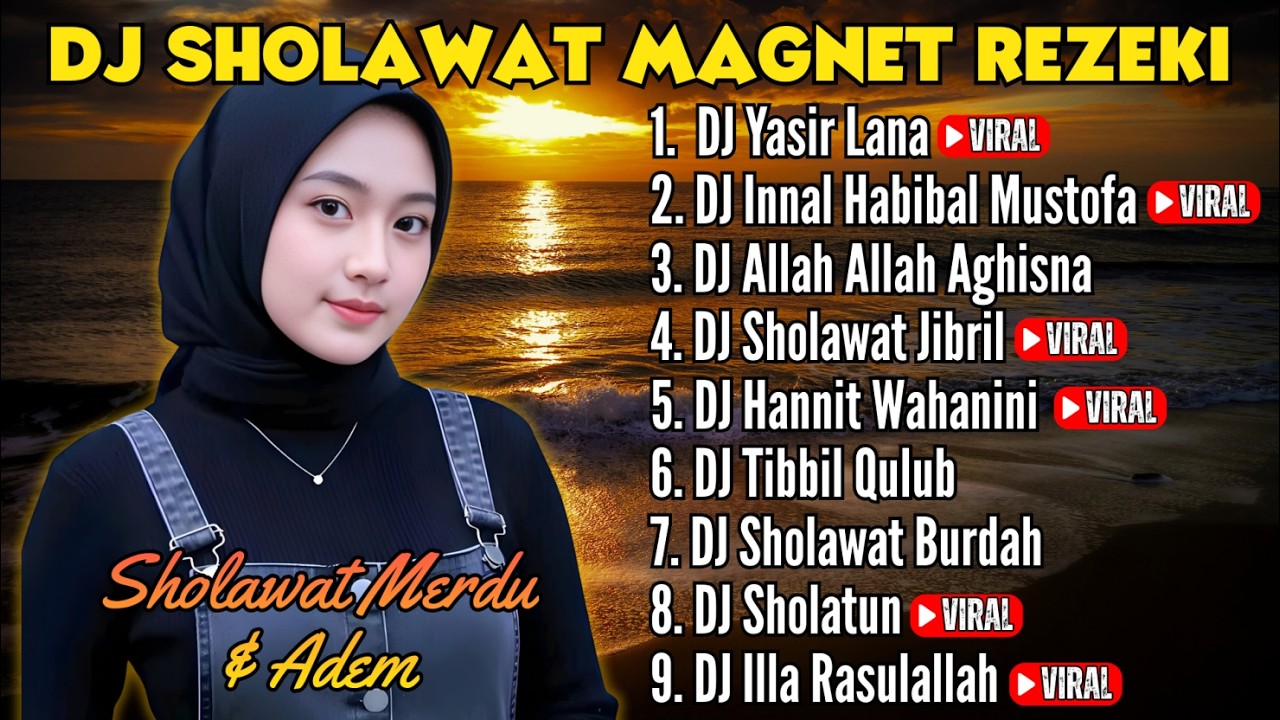 YASIR LANA VERSI DJ SHOLAWAT | Merdu & Tenang Didengar Saat Aktivitas