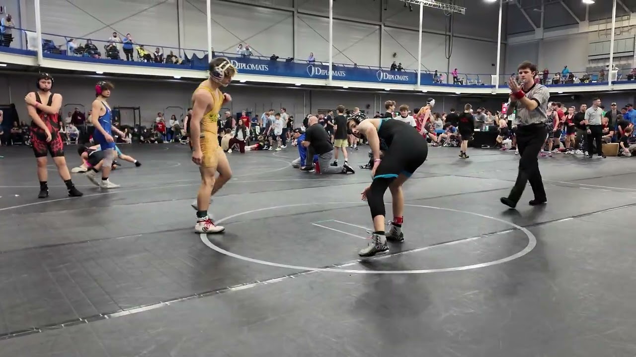 Tyrant Duals January 10th and 11th , 2026 . Middle School Division,  Lucas Jones wrestling 130lbs