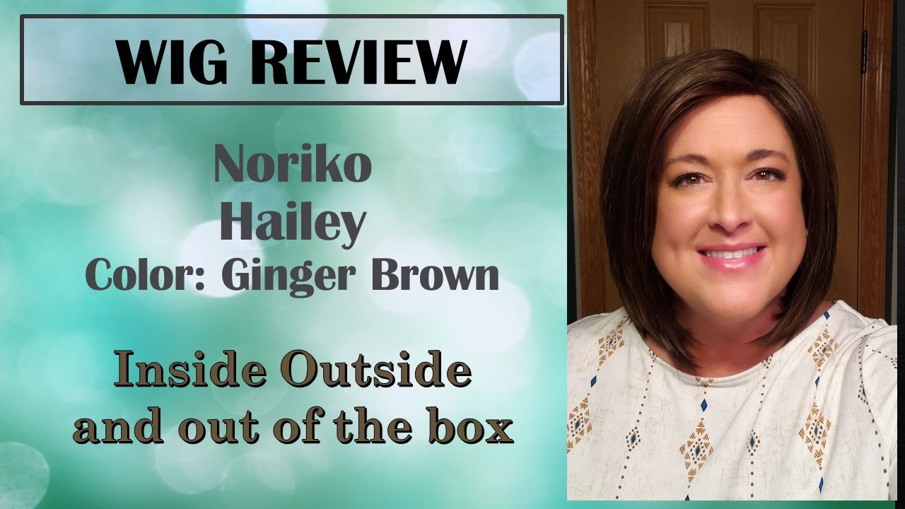Noriko Hailey wig in Ginger Brown | A-Line Basic Cap straight bob wig with BEAUTIFUL fibers!