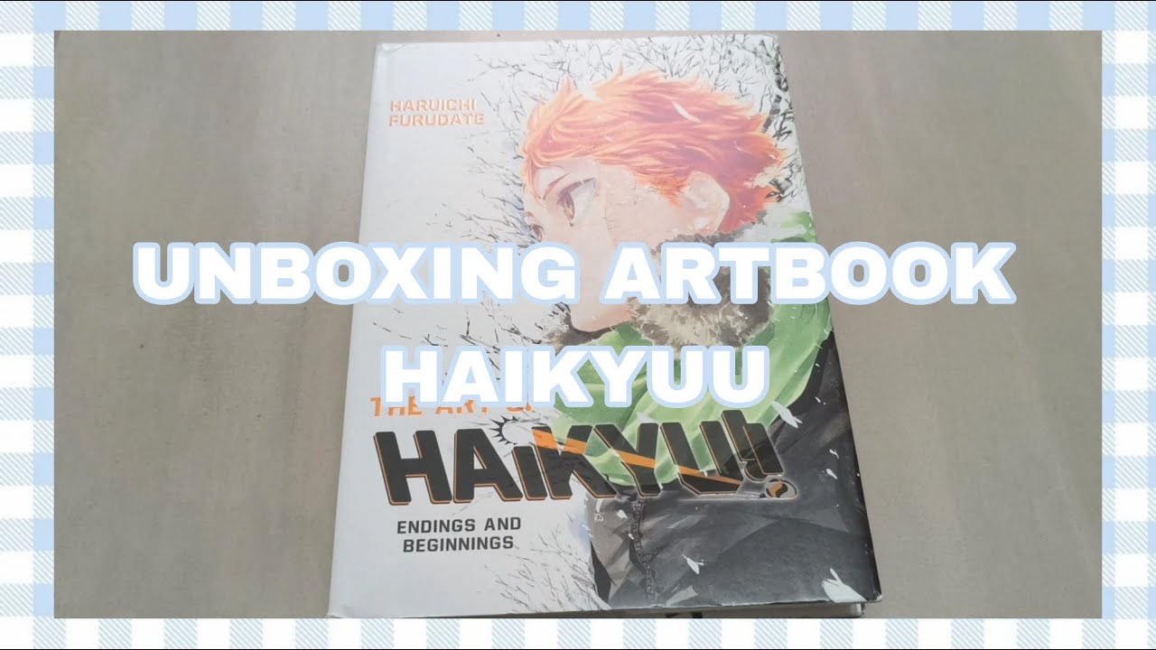 ARTBOOK DE HAIKYUU - unboxing