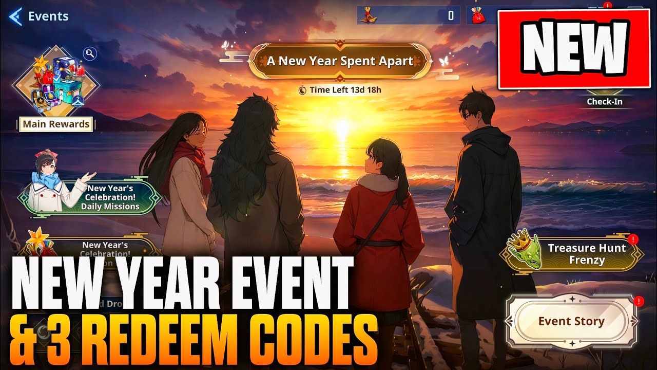 NEW YEAR EVENTS, FREE SSR HUNTERS & 3 REDEEM CODES & MORE!! (Solo Leveling ARISE)