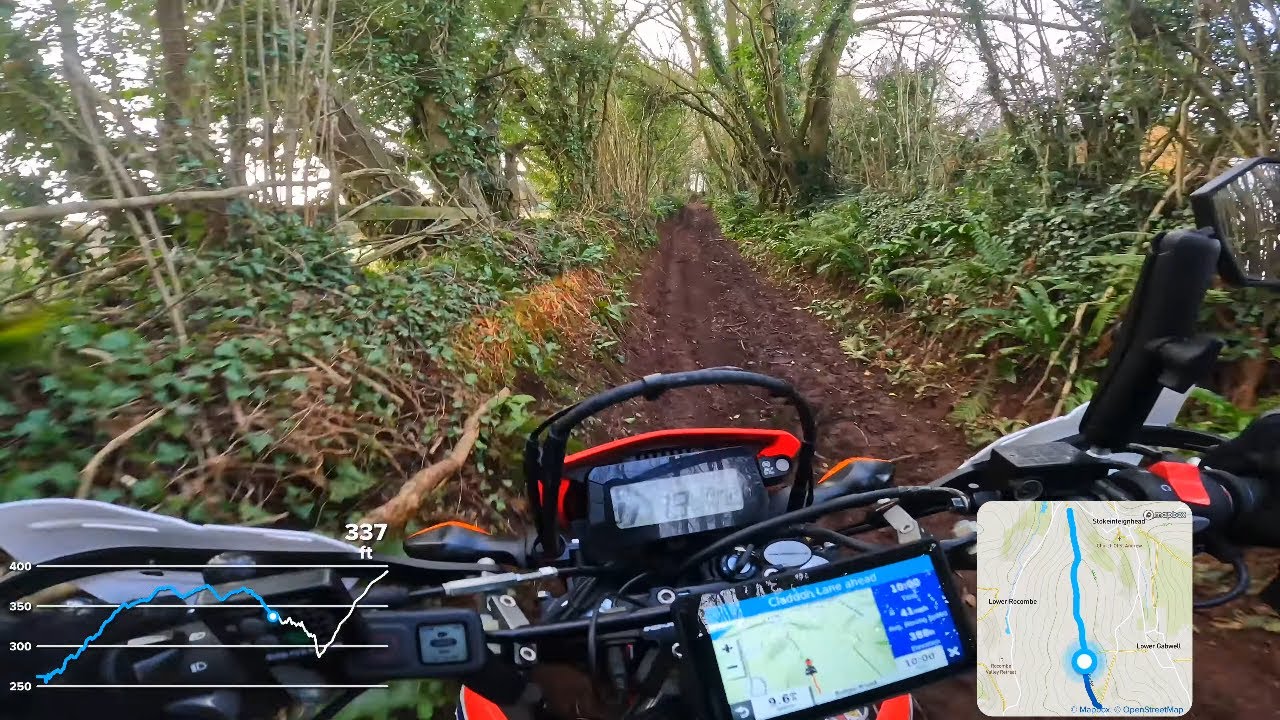 My Adventure Learning To Ride Off-road!  S0.5 E05  Ridge Road   South Devon on the Honda CRF300L