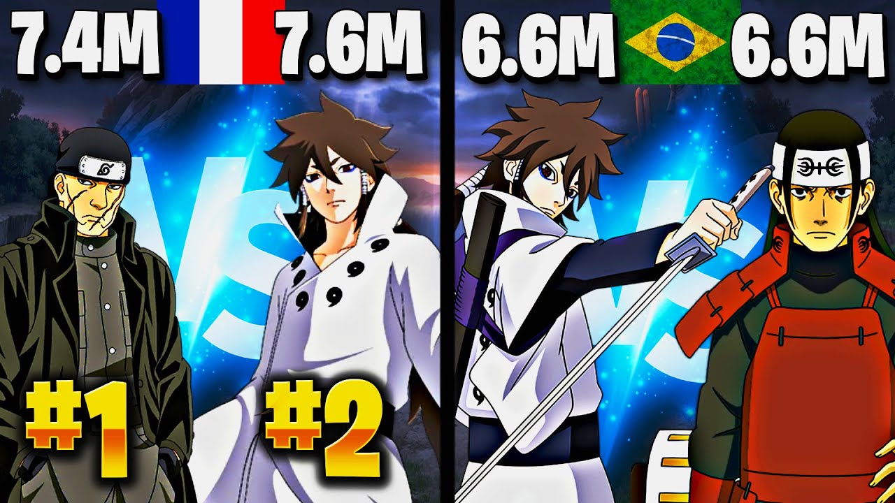 the 2 STRONGEST PLAYERS in FRANCE MEET in the FINAL + FINAL in BRAZILIAN SERVER | Naruto Online