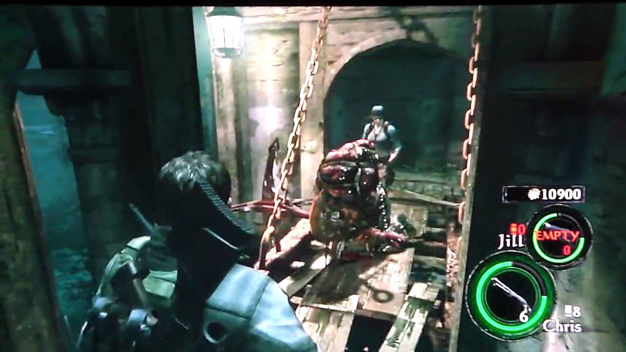 Resident Evil 5 - Lost in Nightmares DLC Co-op gameplay pt4