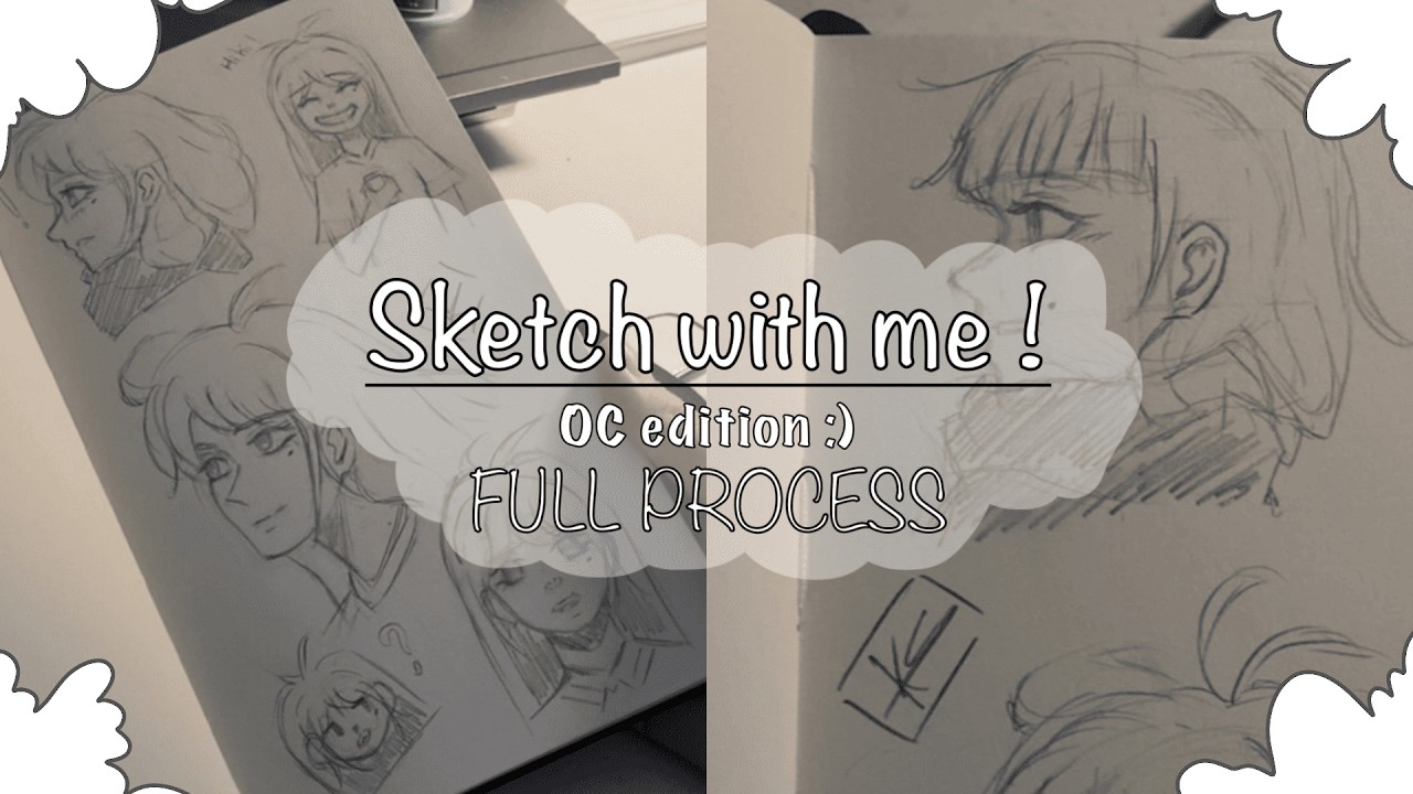 Sketch with me ! DRAWING VLOG, Art, Sketch, ASMR, Daily Vlog [EN]