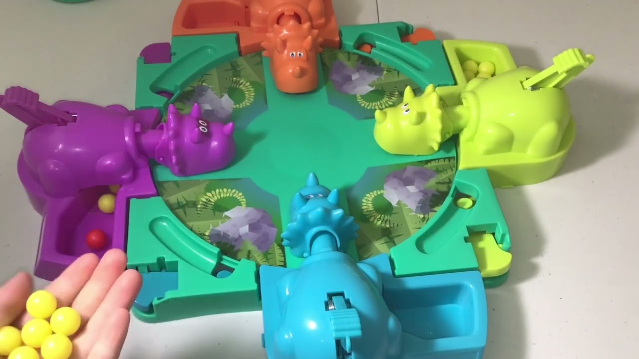 Hungry, Hungry Hippos Dino Edition How to Play
