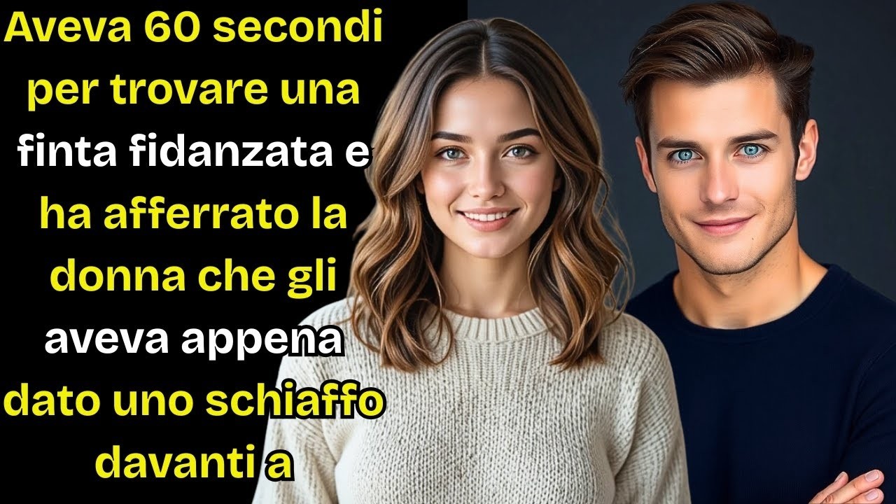 Aveva 60 Secondi per Trovare una Finta Fidanzata… Così Ha Preso la Donna che lo Aveva Schiaffeggiato