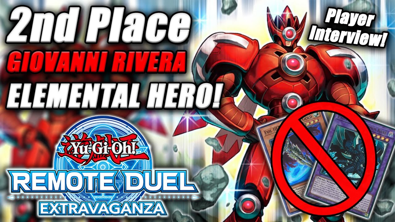 Yu-Gi-Oh! Extravaganza 2nd Place: Elemental Hero Deck Profile [ft. Giovanni Rivera] MAIN EVENT 2021!