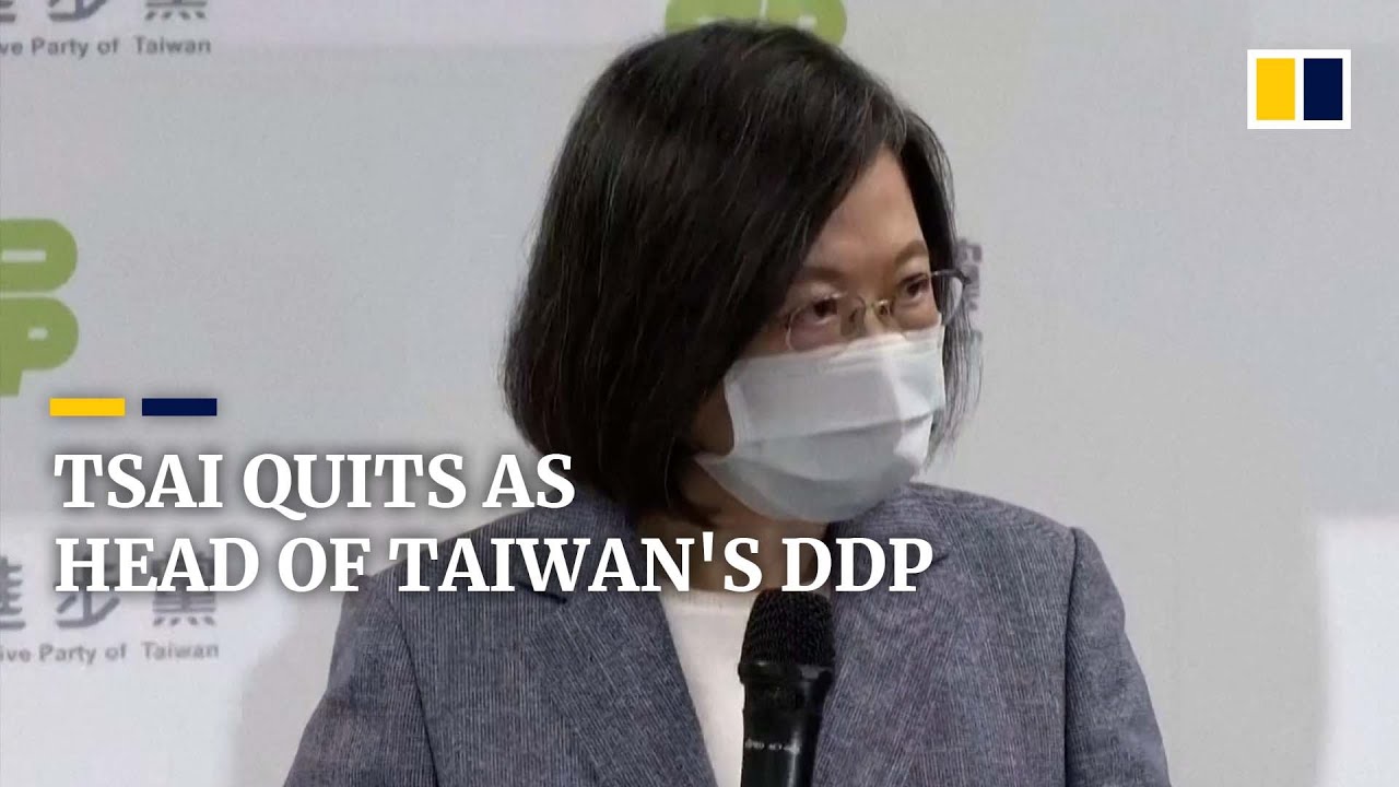 Taiwan elections: DPP's Tsai announces resignation as party chief after KMT wins big