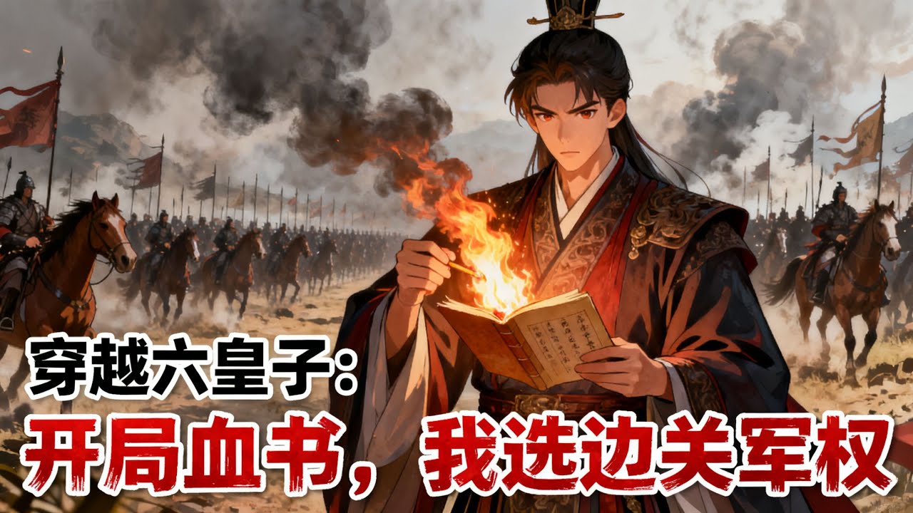 《穿越六皇子：開局血書，我選邊關軍權》現代指揮系高材生穿成最慫皇子，被三哥天天逼交太子血書？我直接燒掉證據跑去邊關，靠現代戰術練出鐵騎，回頭就把誣陷我的兄弟全踩#历史#玄幻#小说
