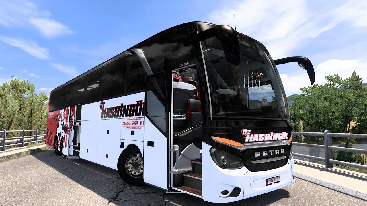 Setra 517 SHD ile Keyifli Yolculuk! 🚌🇬🇷 | ETS2 Greece DLC