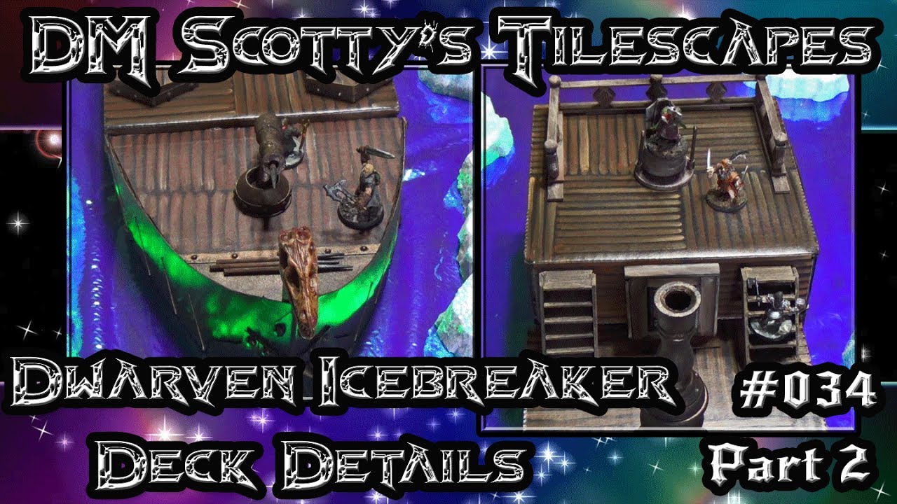 Dwarven Icebreaker Deck Details Tilescapes #34 Part2)