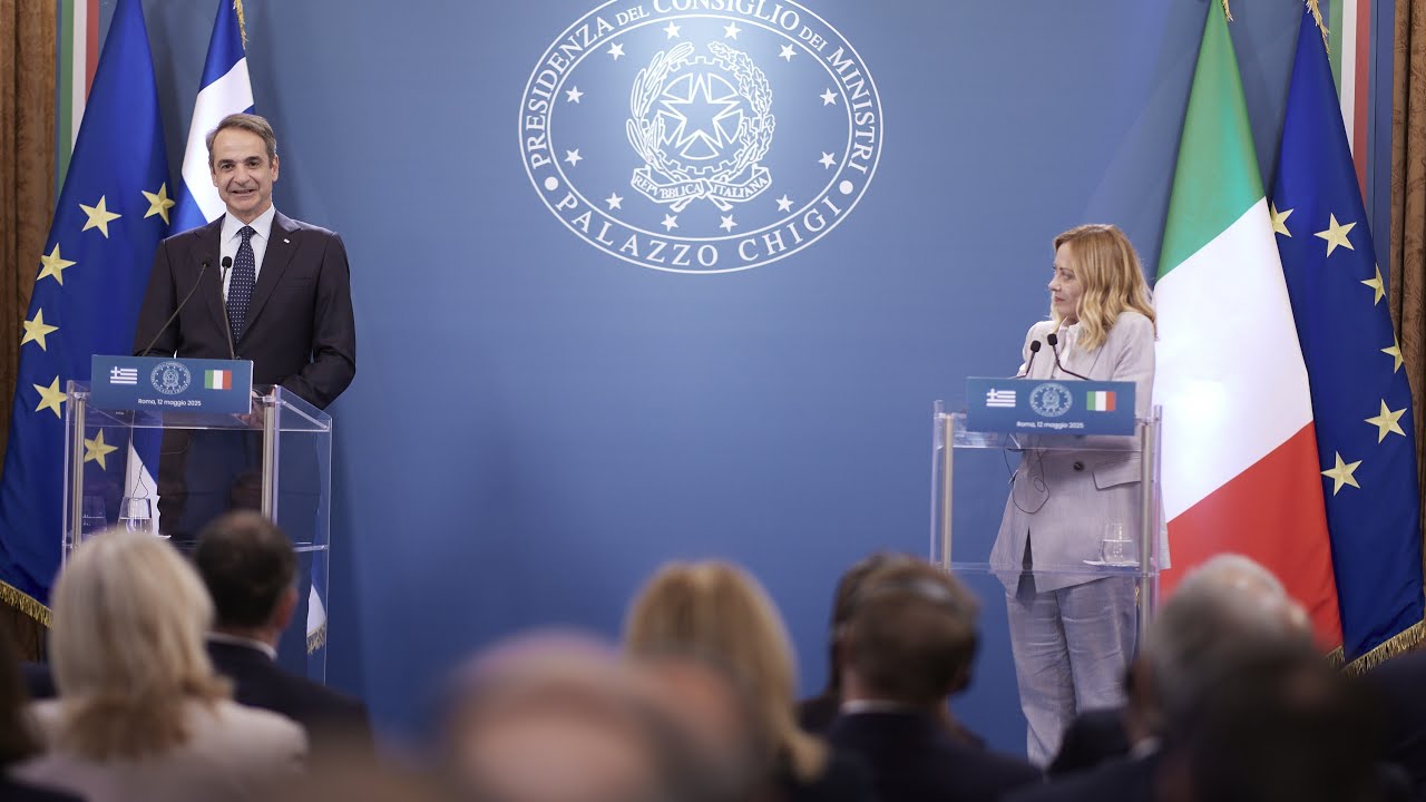Δηλώσεις Κυριάκου Μητσοτάκη - Giorgia Meloni | Ανώτατο Συμβούλιο Συνεργασίας Ελλάδας-Ιταλίας