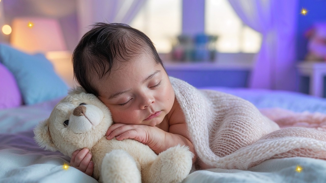 1 Hour Baby Sleep Music 🌙 Soft Lullaby for Night & Naps (No Ads)
