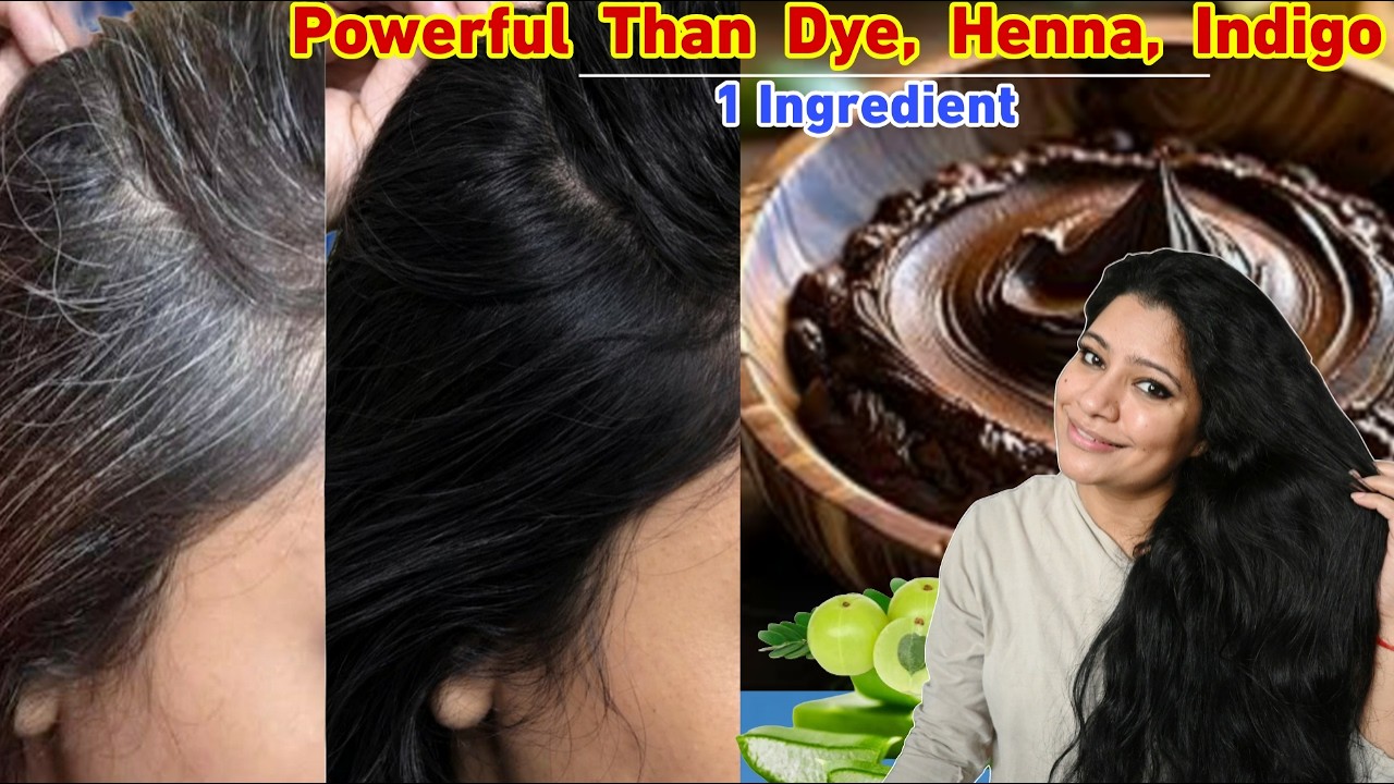 This One Ingredient Is Powerful Than Dye,Henna, Indigo To Make Hair Black Naturally ।Garima Singh ।