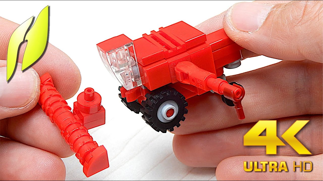 How to Build a Polish combine harvester Bizon  (MOC - 4K) #lego #buildingblocks #combineharvester