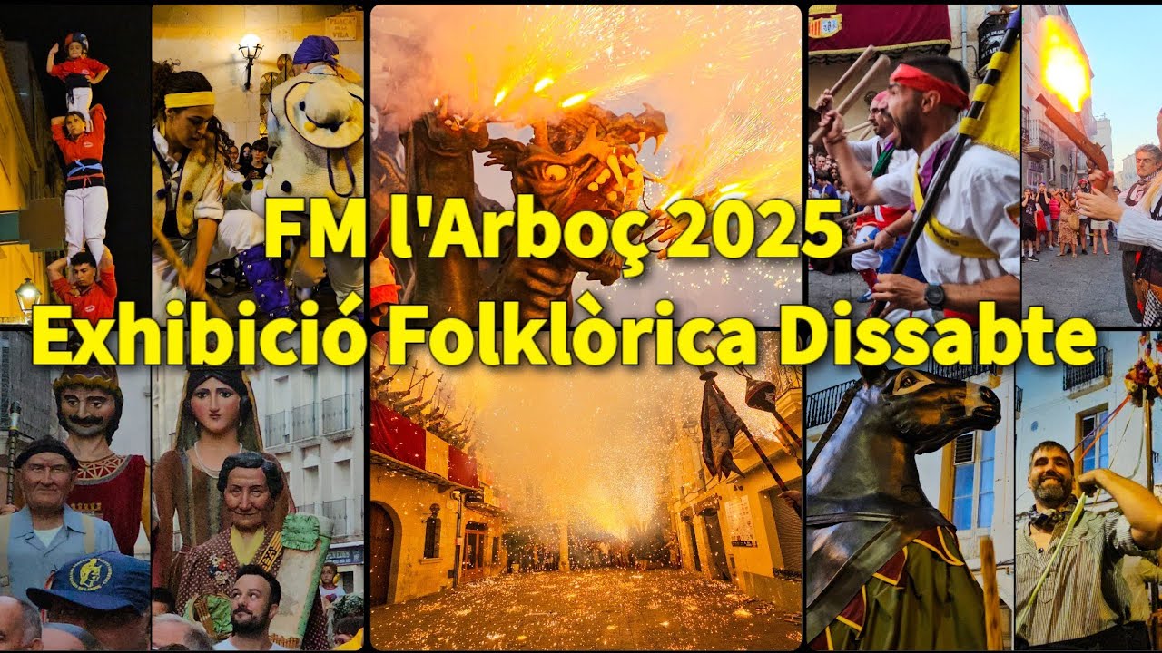 FM l'Arboç 2025, Exhibició Folklòrica Dissabte