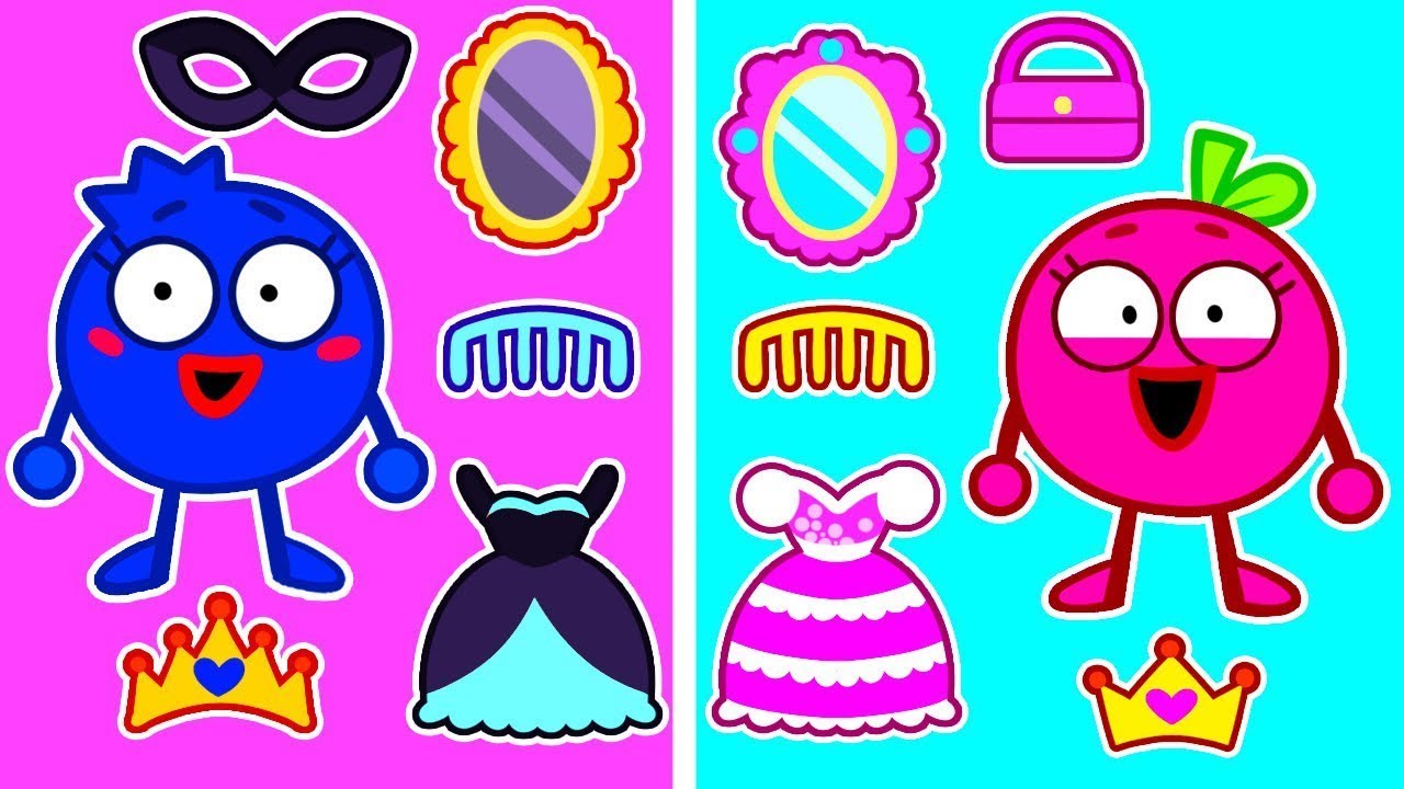 Magic Doll Came To Life! 💖👗 Paper Dress-Up Game | Fun Color Challenge | Kids Cartoons & Songs