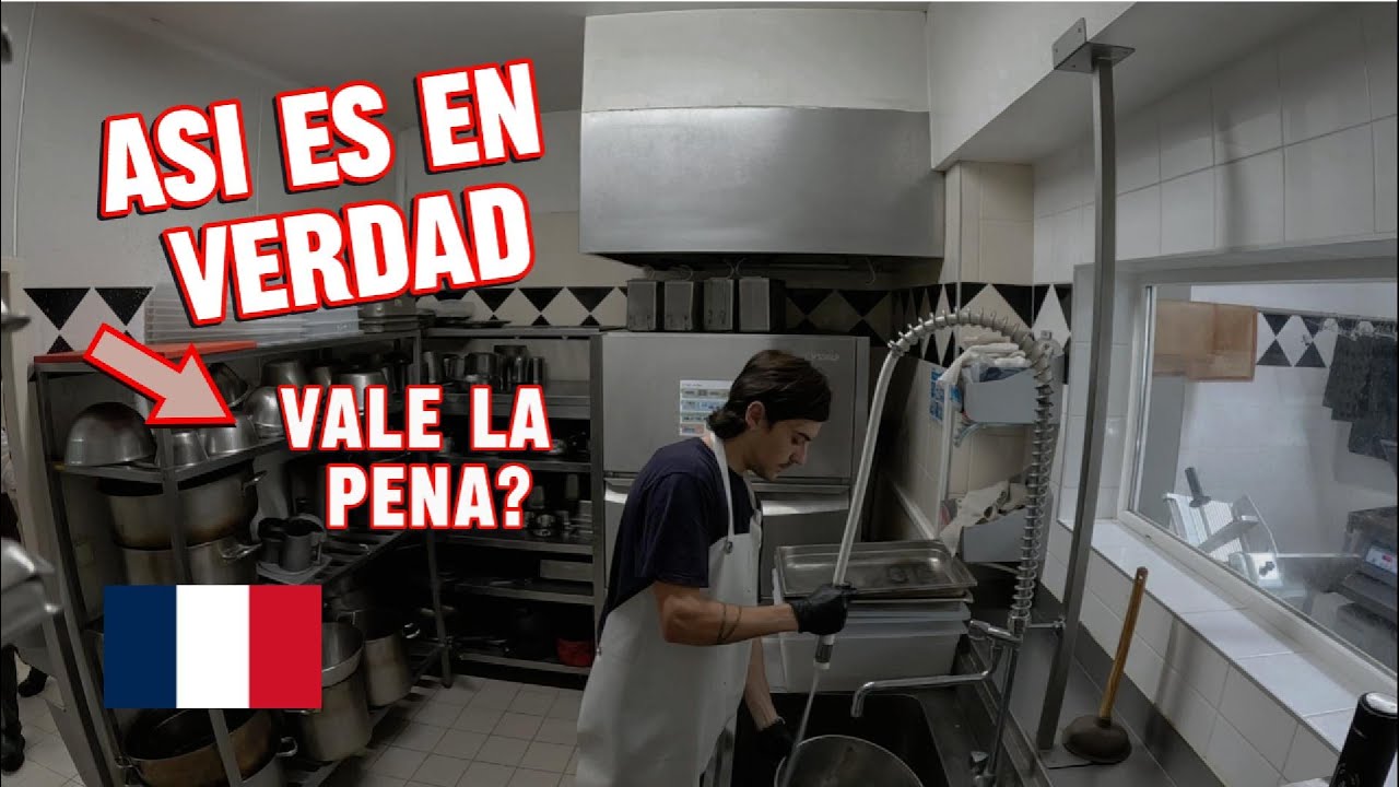 Así es TRABAJAR como LAVA PLATOS en FRANCIA | visa Working Holiday!