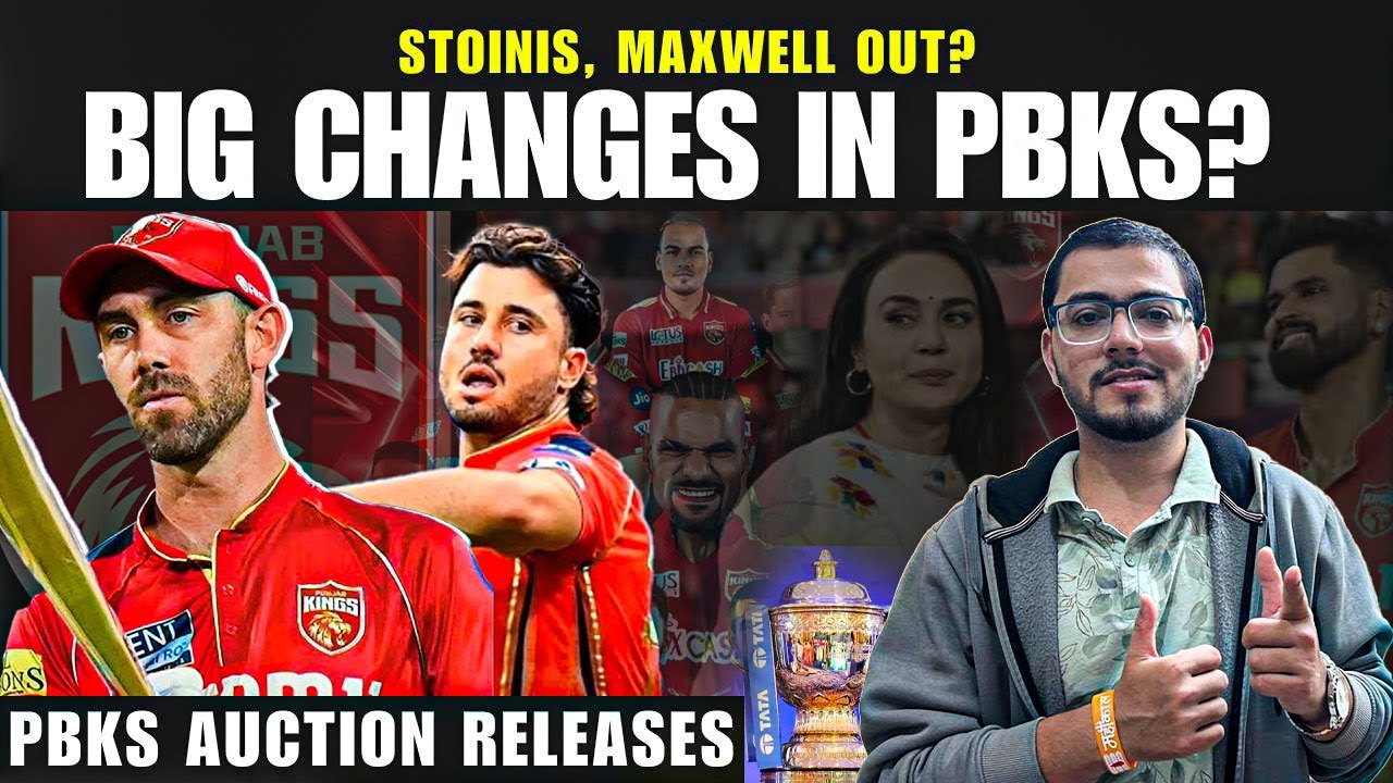 PBKS 2026 Retentions | Stoinis & Maxwell OUT? | Punjab Kings Auction Strategy IPL 2026