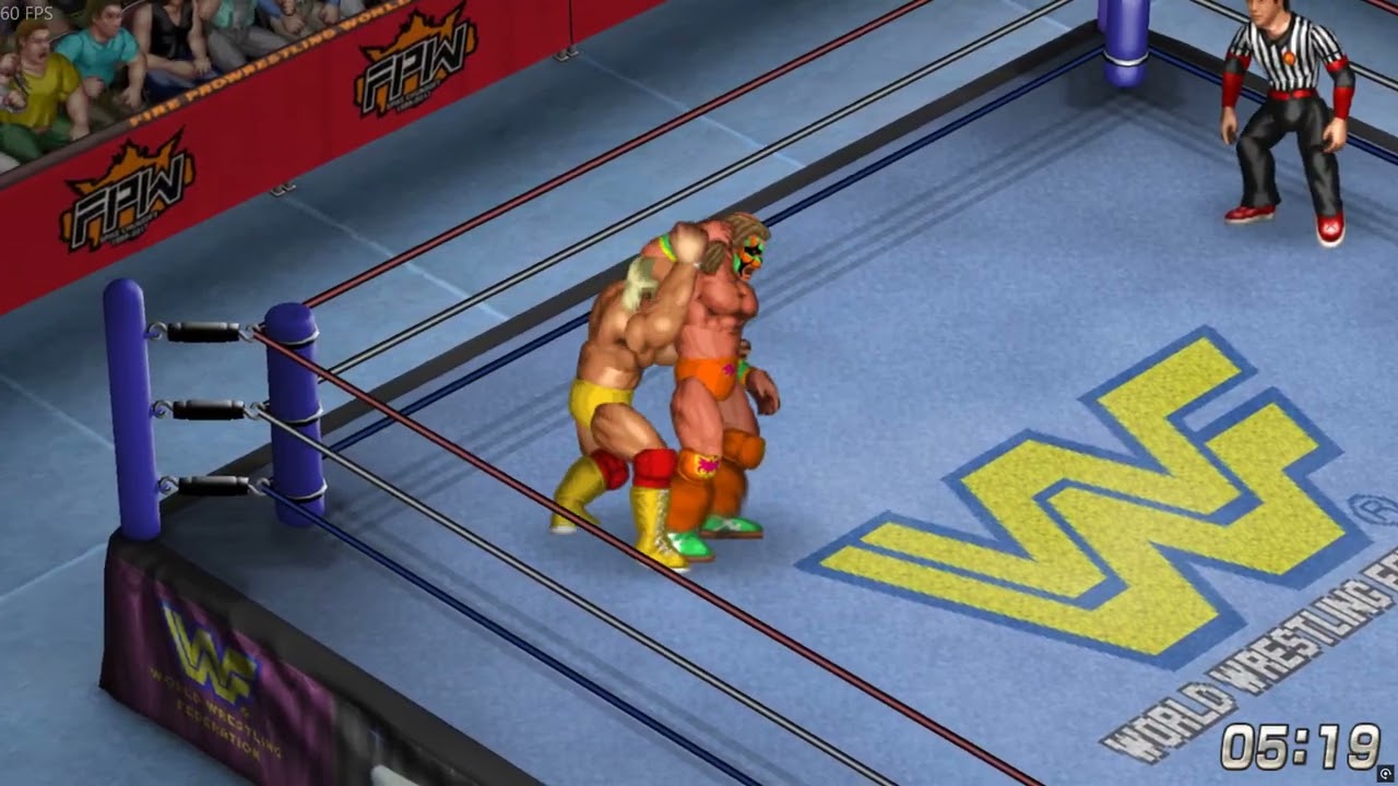 Fire Pro Wrestling World - Hulk Hogan Vs Ultimate Warrior