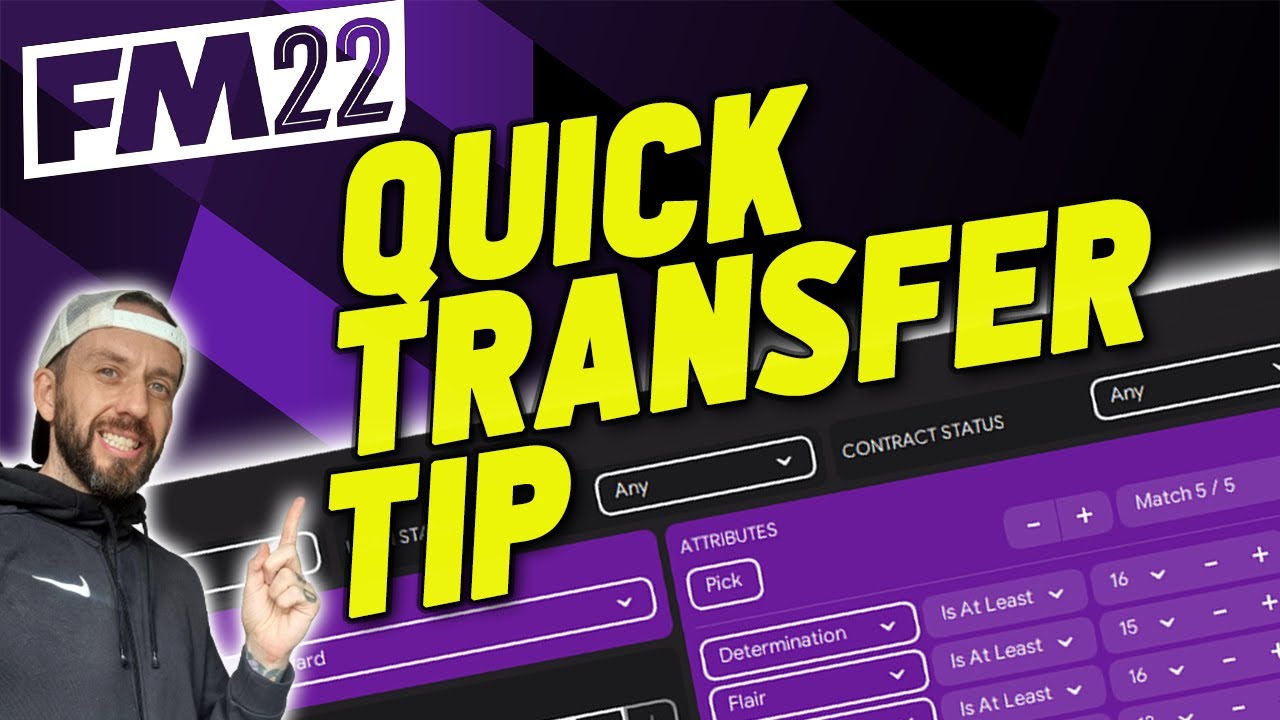 FIND PLAYERS FAST FM22