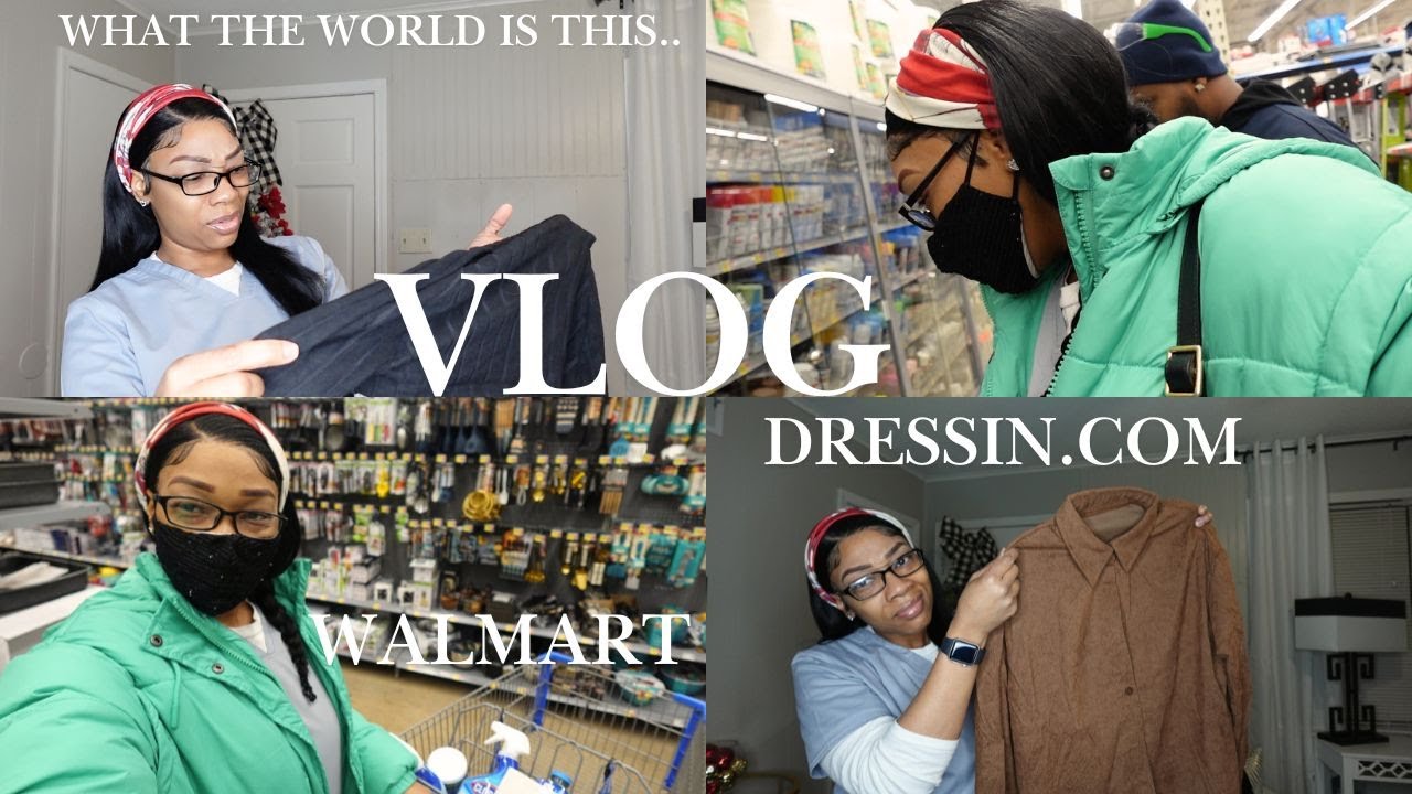 Im Headed to Walmart +DRESSIN.COM CLOTHING  HAUL (What In the World Is this They sent Me 🤦🏽‍♀️