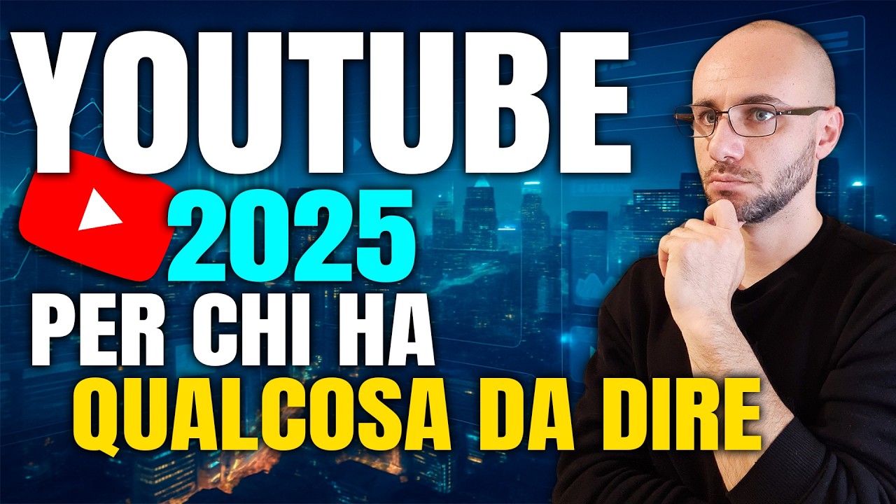 Come INIZIARE un Canale YouTube nel 2025 (Guida per Over 35 che Partono da Zero)