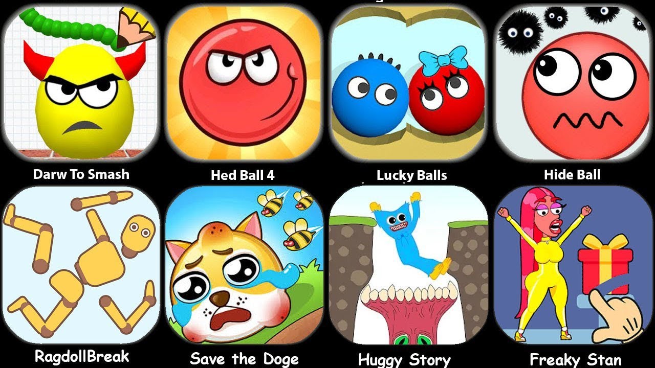 Draw To Smash,Spranky Survival,Freaky Stan,Count Master,Kick And Break,Hide Ball,Snake Clash