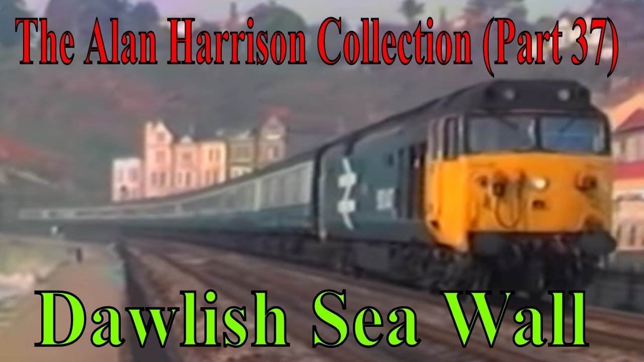 BR Trains in the 1980s - The Alan Harrison Collection Pt 37 Dawlish Sea Wall, Devon @kartwheelkarl