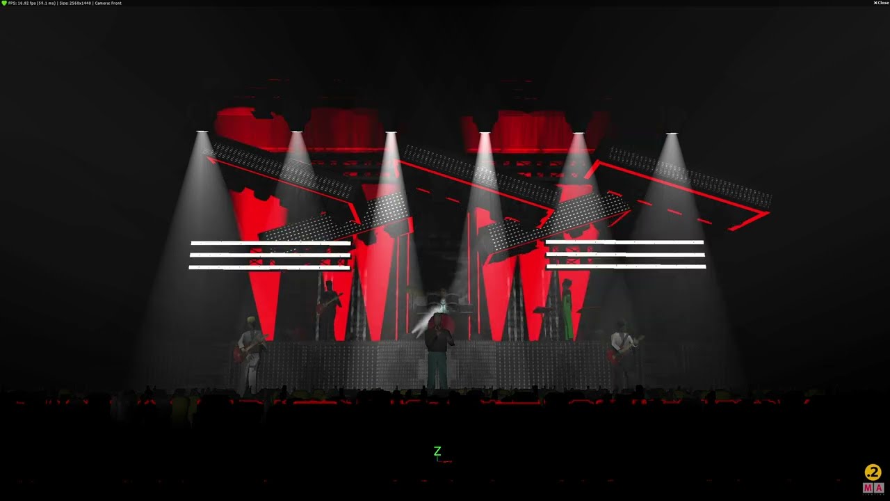 Rammstein - Mein Herz Brennt Live (Lightshow)