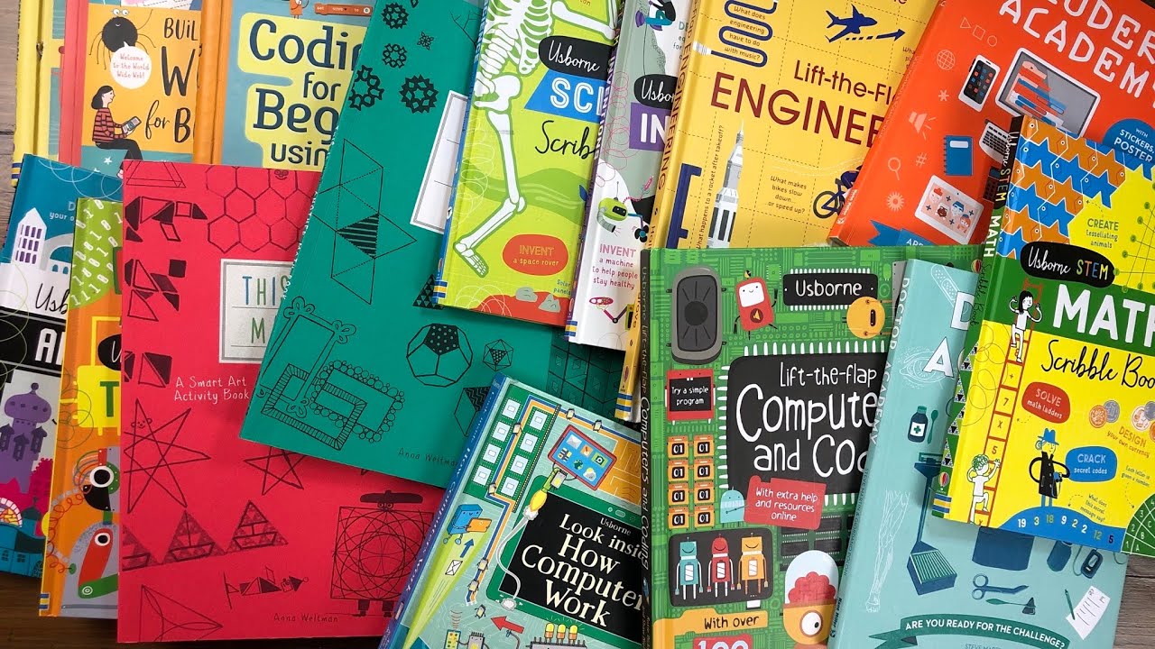 stem & coding books for kids from Usborne & Kane Miller!