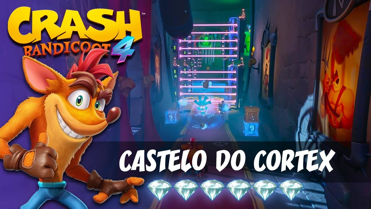 Crash Bandicoot 4 | Castelo do Cortex (Cortex Castle) | Guia com todas as joias! 💎