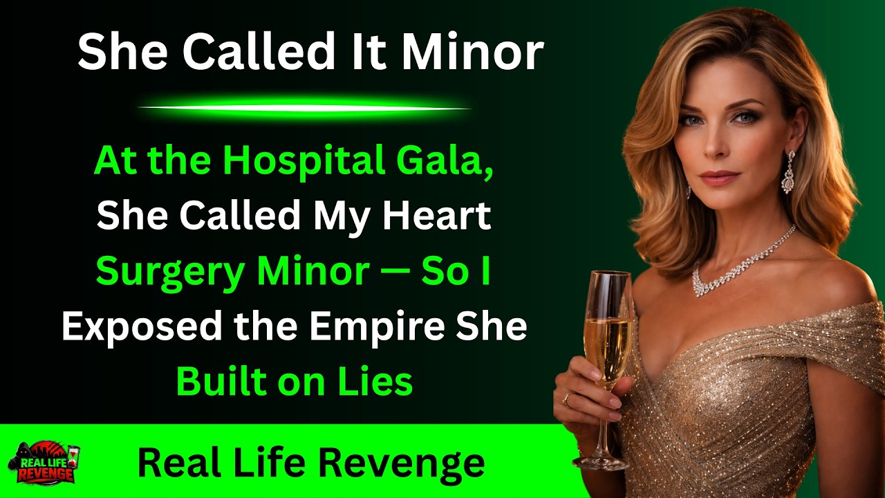 At the Hospital Gala, She Called My Heart Surgery Minor — So I Exposed the Empire She Built on Lies