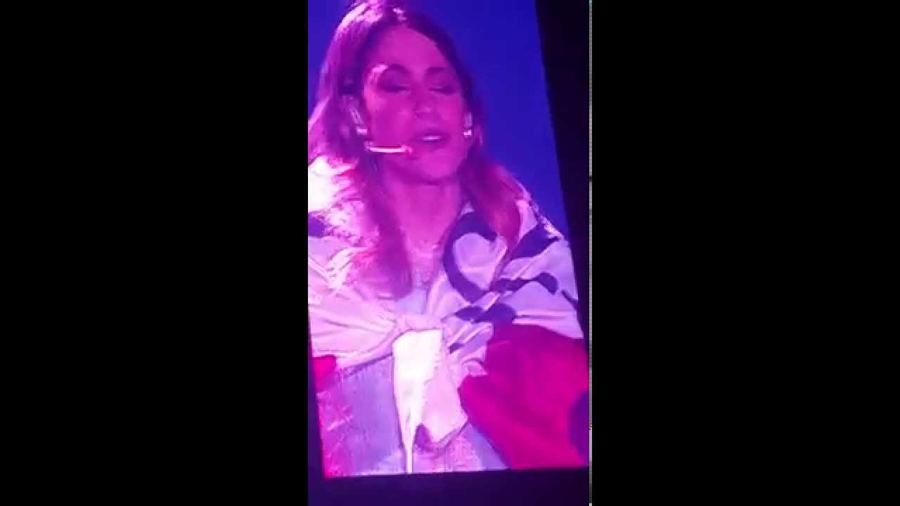 Violetta Live Polonia Martina przemawia Martina's speech Polska Łódź Atlas Arena 29/03/15