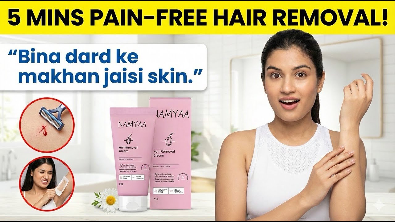 Namyaa Hair Removal Cream Review 🩷 | Kaise Use Kare ✅ | by Dermatologist |  Side Effects | Price 💵