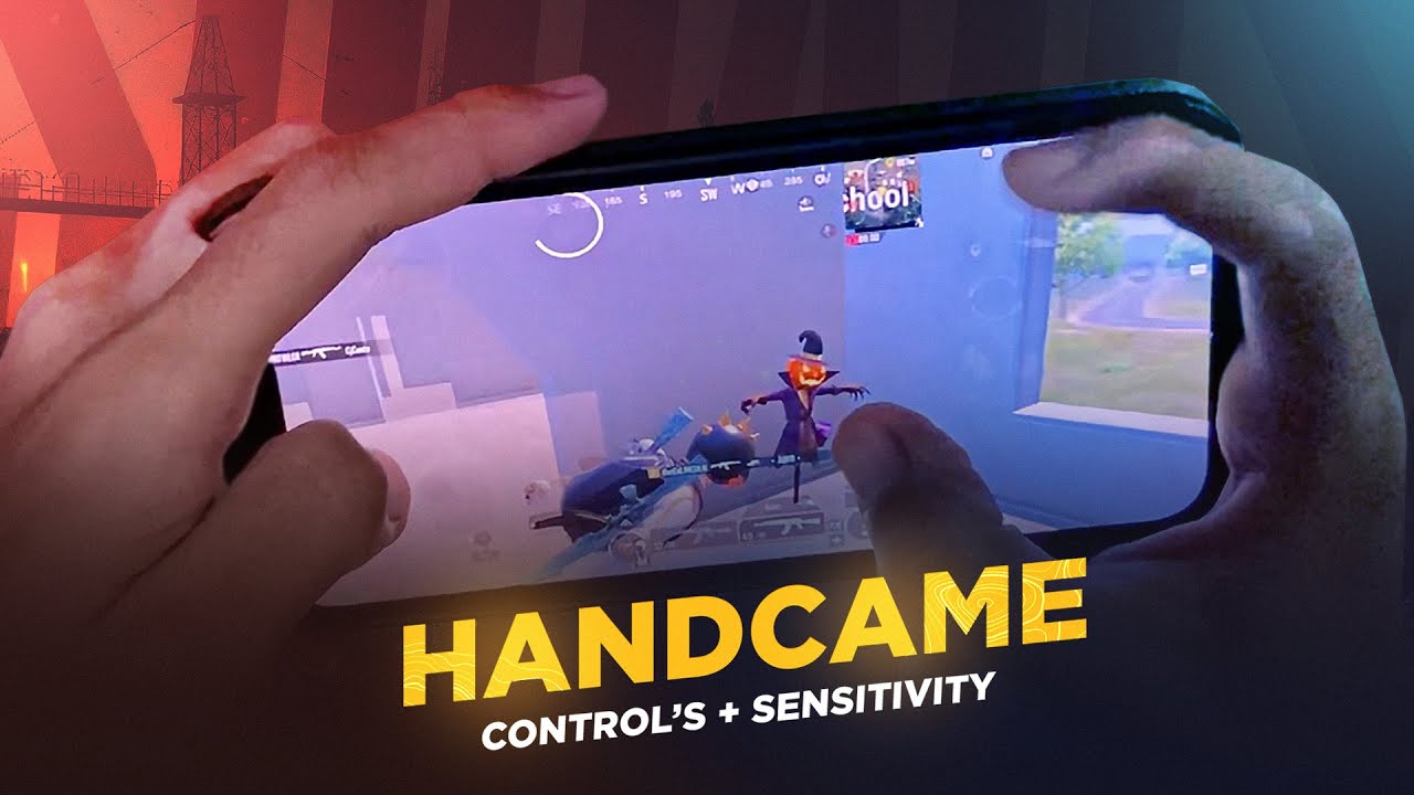 HANDCAM + CONTROL AND SENSITIVITY 🔱 4 FINGER CLAW + GYROSCOPE | BGMI