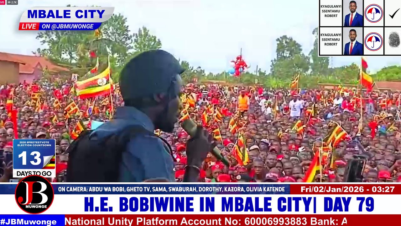 BoboWines Explosive Speech in Mbale city the Regime Didn’t Want People to Hear.