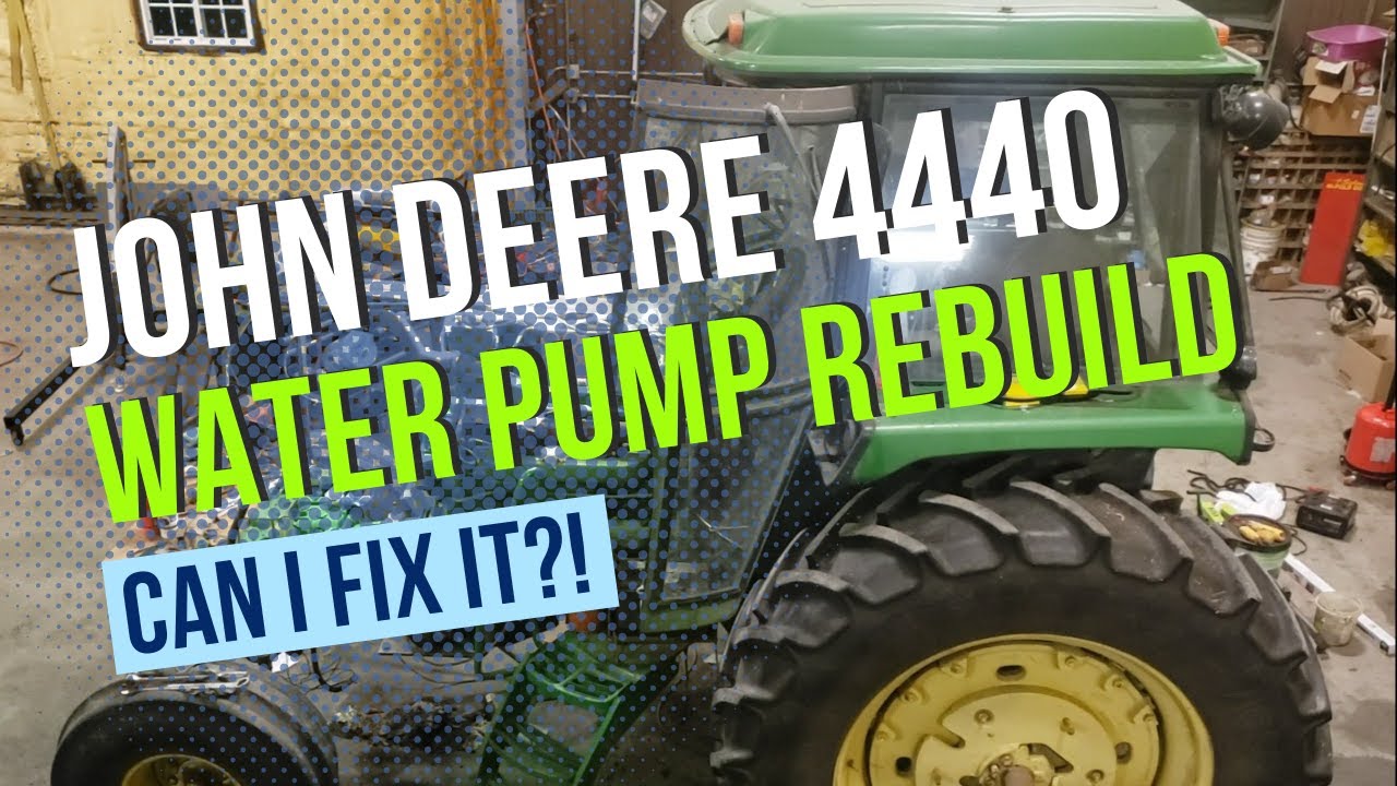 JOHN DEERE WATER PUMP REPAIR...