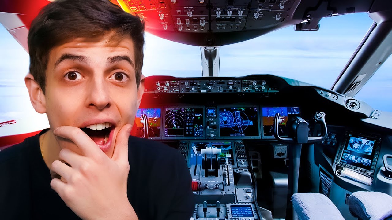O MEU COCKPIT DE AVI&Atilde;O ULTRA REALISTA